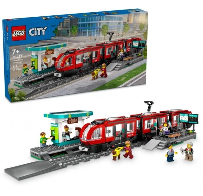 Tramvai Lego City cu stație