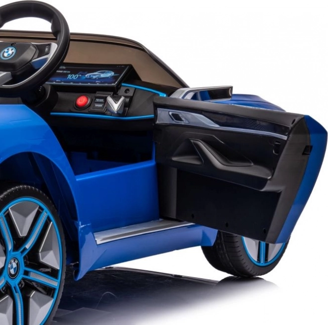 Mașină electrică pentru copii BMW i4 albastru 4x4