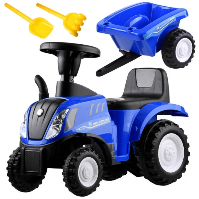 Tractor New Holland cu remorcă pentru copii