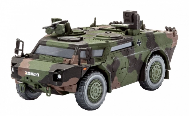 Model de vehicul de recunoaștere Fennek 1/72