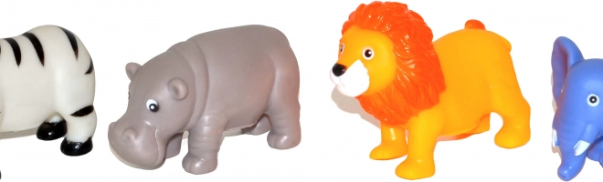 Set de Animale Moi din Cauciuc 4 buc.