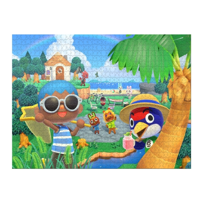 Motiv colorat din Animal Crossing