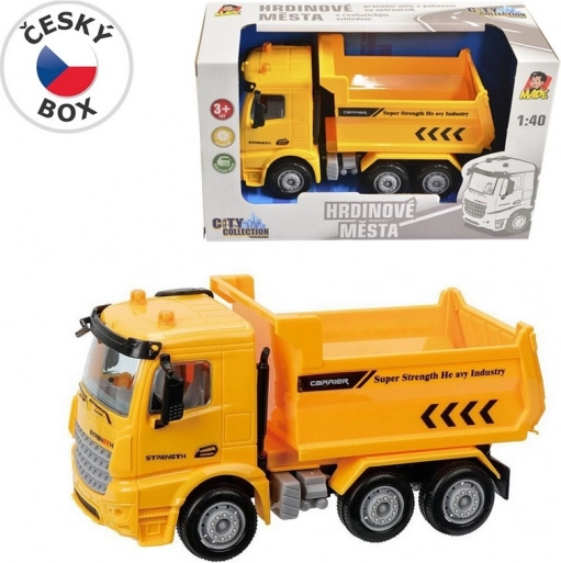 Mașină de construcție pe inerție pentru copii 16 cm