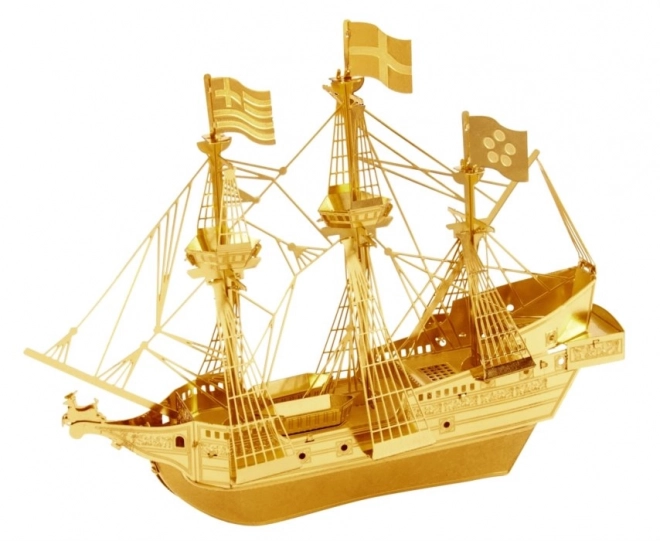 Puzzle 3D nava Golden Hind Metal Earth