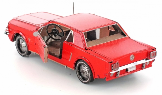 Puzzle 3D Metal Earth Ford Mustang 1965 roșu