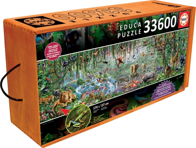 Puzzle Educa Divoacă 33600 piese
