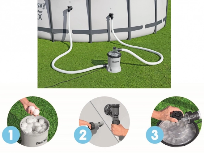 Pompa de filtrare cu nisip Bestway pentru piscină