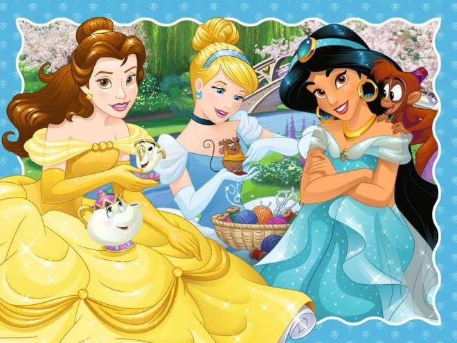 Puzzle Disney Prințese Ravensburger 4 în 1