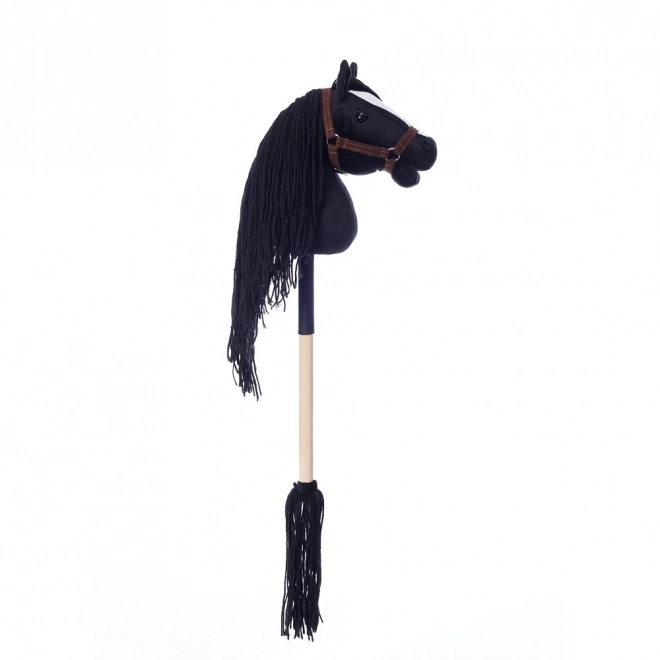 Cal pe băț Hobby Horse negru