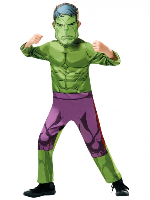 Costum Hulk clasic pentru copii, 7-8 ani