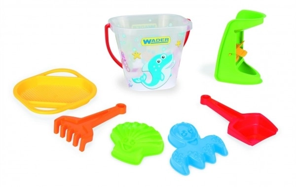 Set jucării nisip Lumea marină plastic 7 buc 19x30x17cm 12m+ Wader