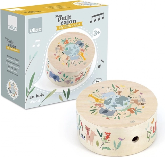 Vilac Cajon din lemn Animale ale lumii