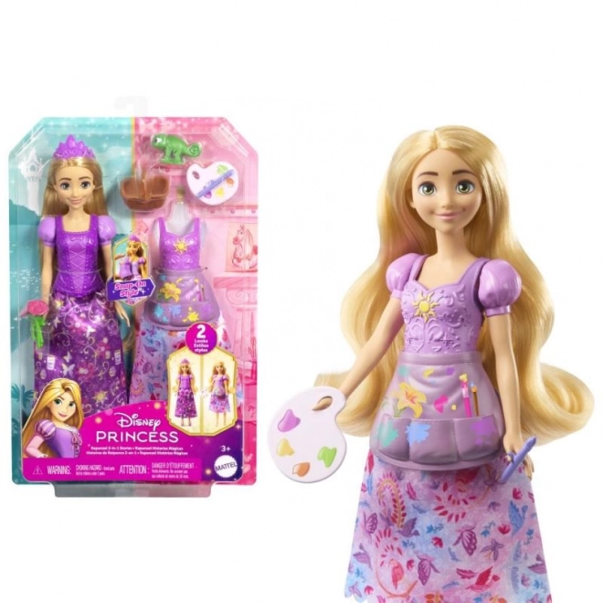 Păpușă și set de modă basm cu Rapunzel