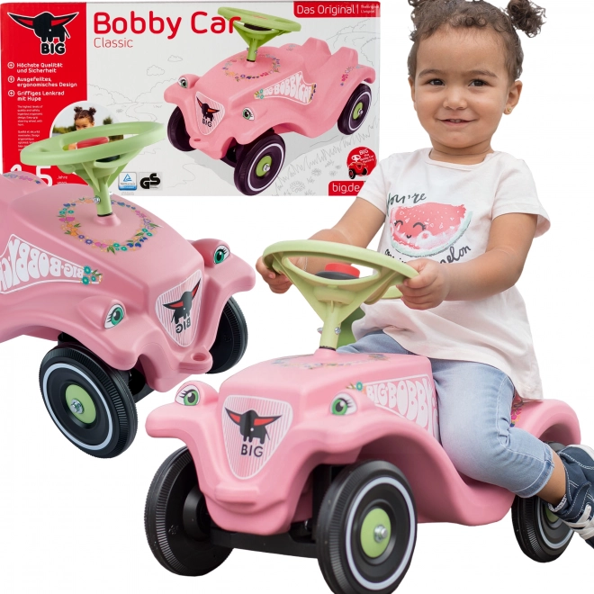 Mașinuța Bobby Car Classic Flori pentru copii