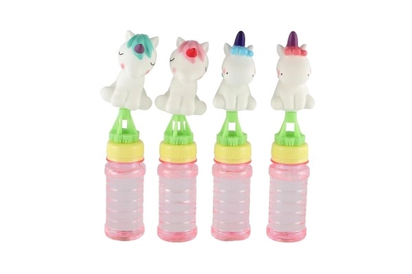 Bublifuk Unicorn 18 cm 4 culori în cutie (12 buc)