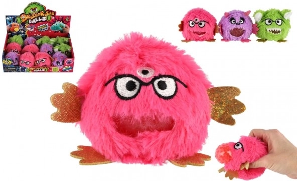 Monstrulet antistres din pluș 8 cm – jucărie de strâns în cutie