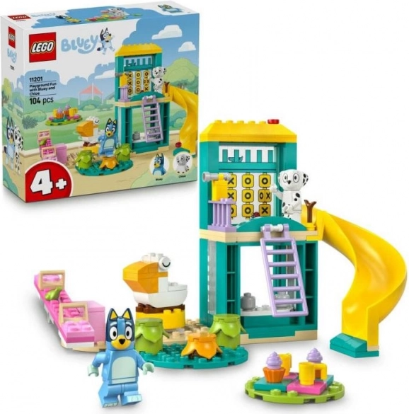 bluey: bluey și Pătatul pe terenul de joacă – set de construcție pentru copii 4+