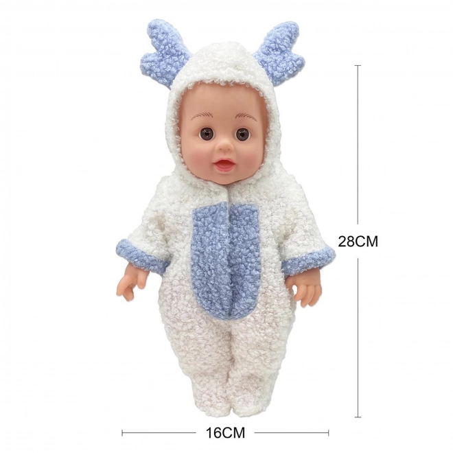 Lădiță Bebeluș Woopie în Costum de Ren cu Accesorii