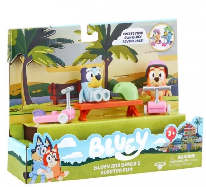 Set pentru mers cu trotineta Bluey