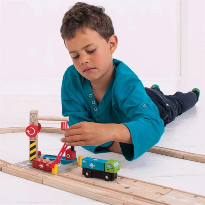 Terminal De Containere Bigjigs Rail