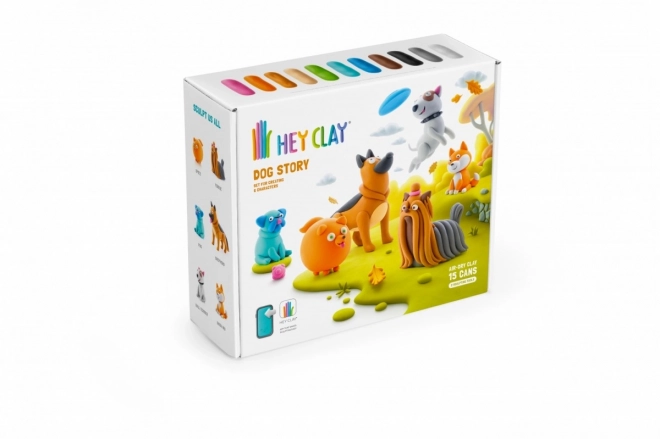 Hey Clay: Povestea câinilor - set de plastilină