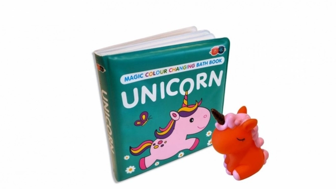 set carte colorantă cu jucărie - unicorn