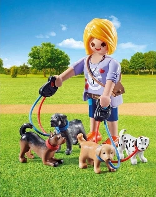 Set de figurine Special Plus îngrijitoare de câini