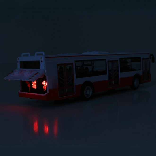 Autobuz care anunță stațiile în limba cehă
