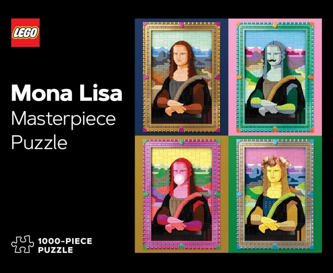 Puzzle Mona Lisa LEGO 1000 piese