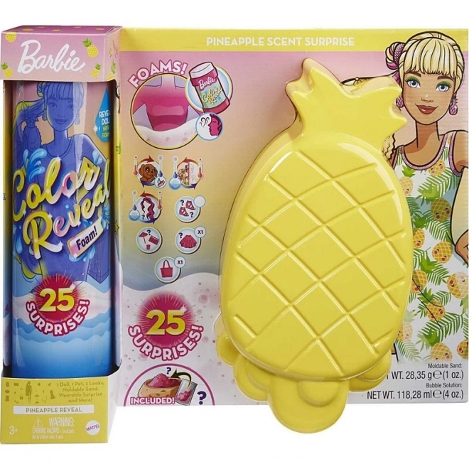 Barbie Color Reveal - Spumă Plină de Distracție