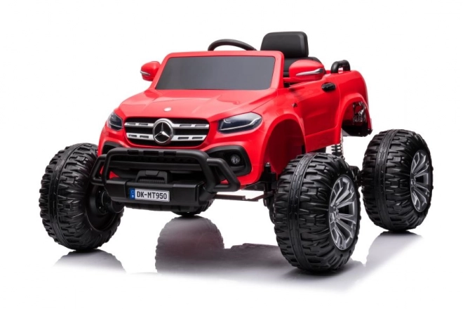 Mașinuță electrică Mercedes 4x4 roșie