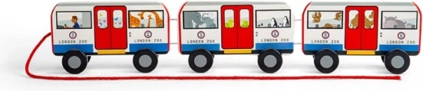 Bigjigs Jucării Jucărie de tras Metroul Londonez