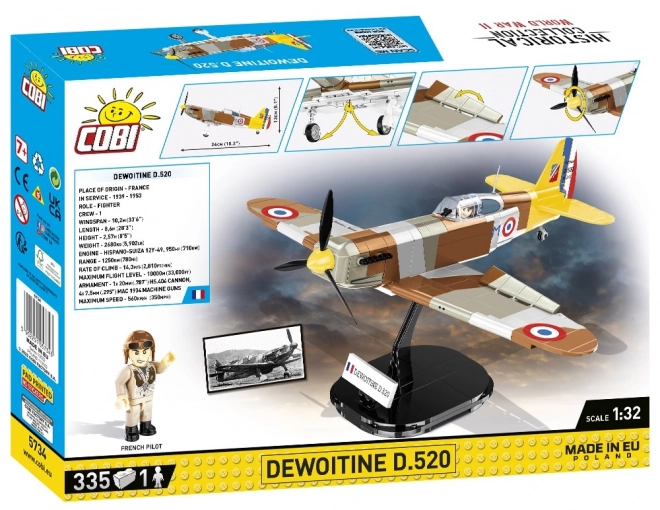 model avion COBI Dewoitine D.520