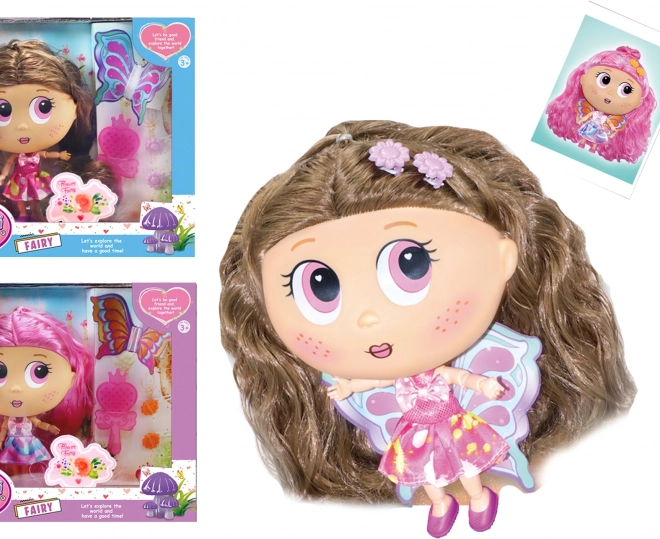 Păpușa Fairy cu accesorii 18 cm