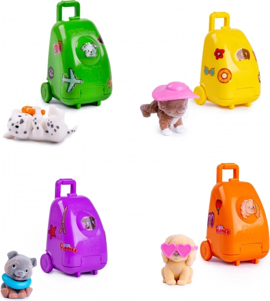 Figurine Cățeii Travel Puppies