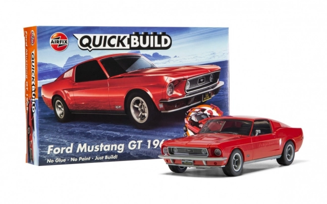 Model plastic ușor de asamblat Ford Mustang GT 1968