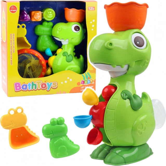 Set de jucării de baie Dino cu moară