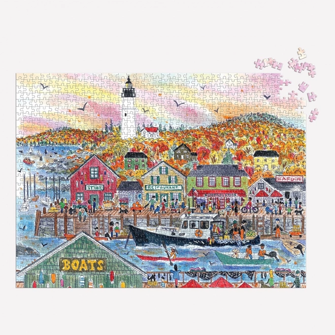 Puzzle Galison toamna la mare 1000 piese