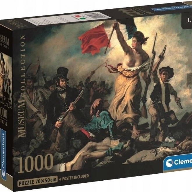 Puzzle Muzeu Colecție: Libertatea conduce poporul la baricade 1000 de piese