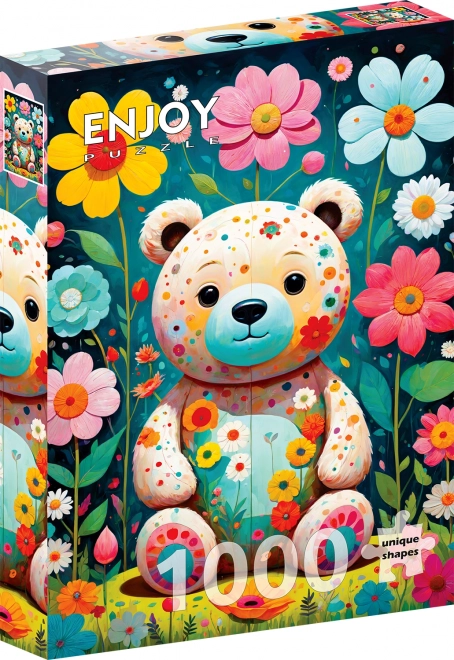 Puzzle flori ursuleț 1000 de piese