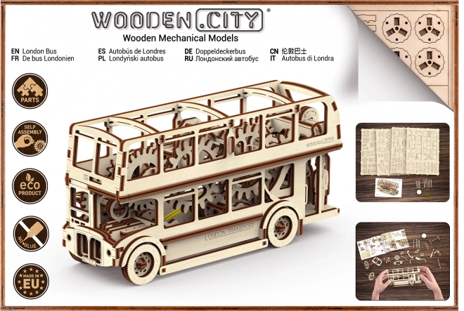 Puzzle 3D Autobuz Londonez