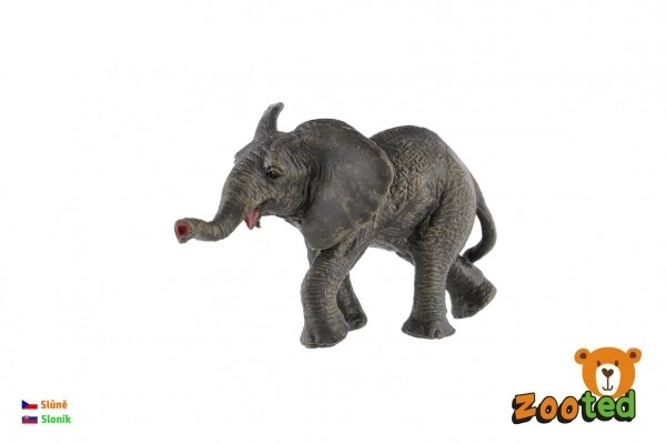 Figurină elefant african Zooted 9cm