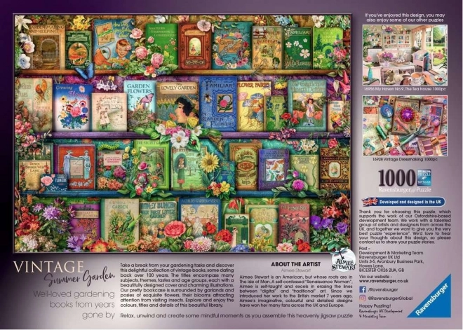 Puzzle clasică RAVENSBURGER: Grădină de vară