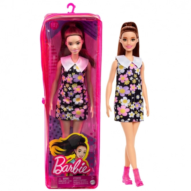 barbie fashionista cu rochie margarete