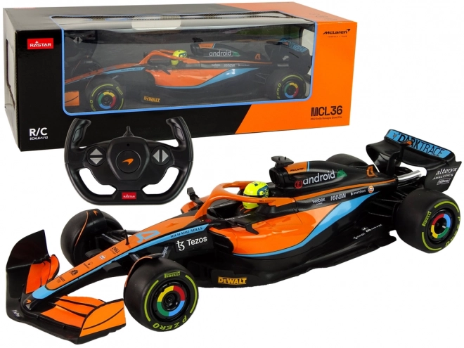 Mașină R/C McLaren F1 de curse 1:12 portocalie