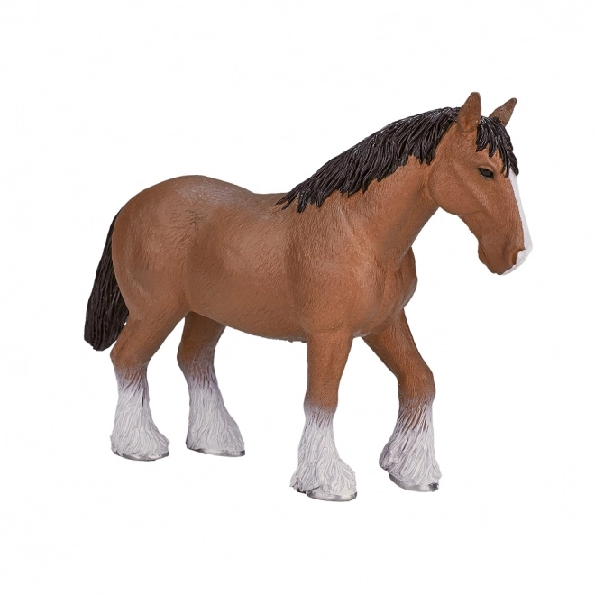 Calul clydesdale maro deschis Mojo