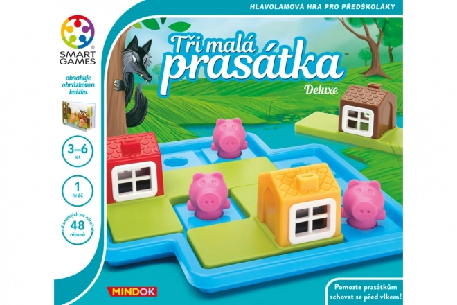 Trei Purceluși Joc Puzzle Smart