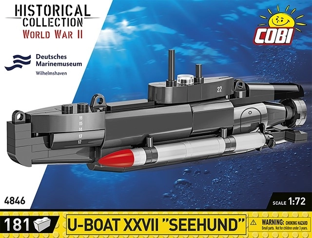 Submarin miniatura Cobi U-Boot XXVII Seehund