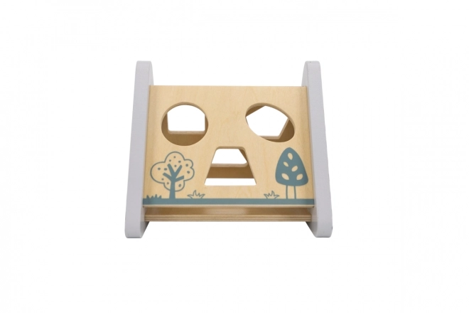 Puzzle din lemn cu roți dințate