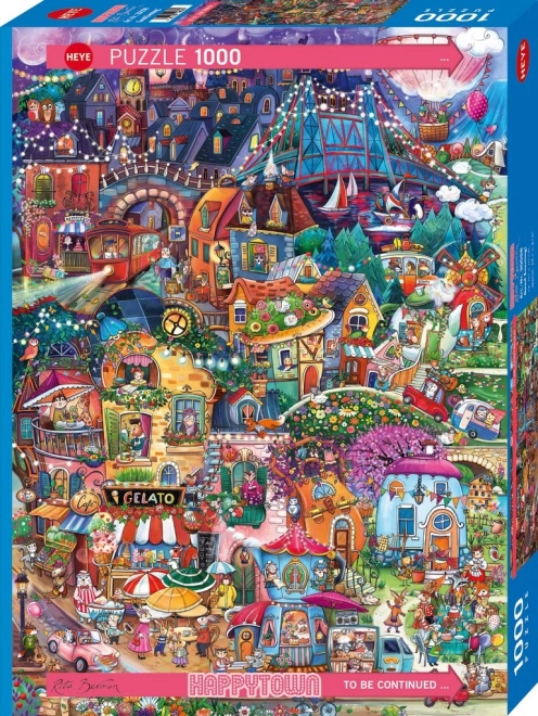 Puzzle Orașul Fericit 1000 de piese